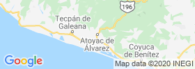 Atoyac De Alvarez map